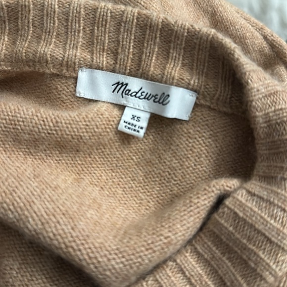 Madewell Clemence Cropped Cardigan Wool Blend - Picture 8 of 9